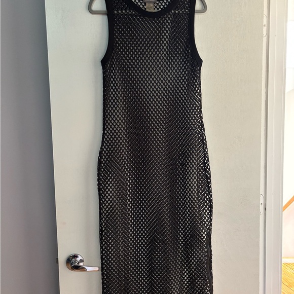 Sans Souci Black Sleeveless Sheath Maxi Dress - Picture 1 of 5